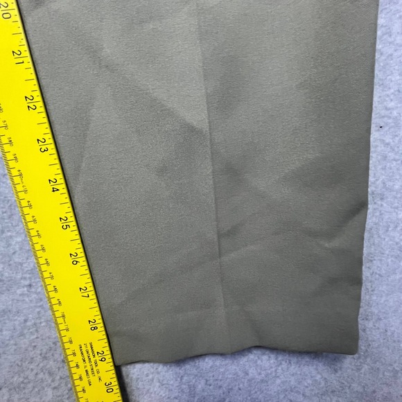 Khaki Pants Women's 34 Straight Leg High Rise Career Casual Stretch 28x29 - Picture 7 of 11